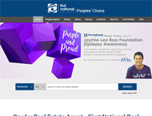 Tablet Screenshot of firstnationalgawler.com.au